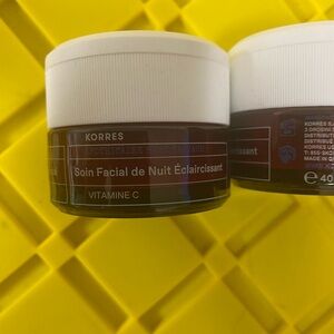 LOT OF 2 Korres Apothecary Wild Rose Night-Brightening Sleeping Facial 1.35 each
